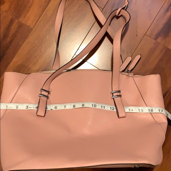 London Fog Large Pink Tote - Picture 11 of 13